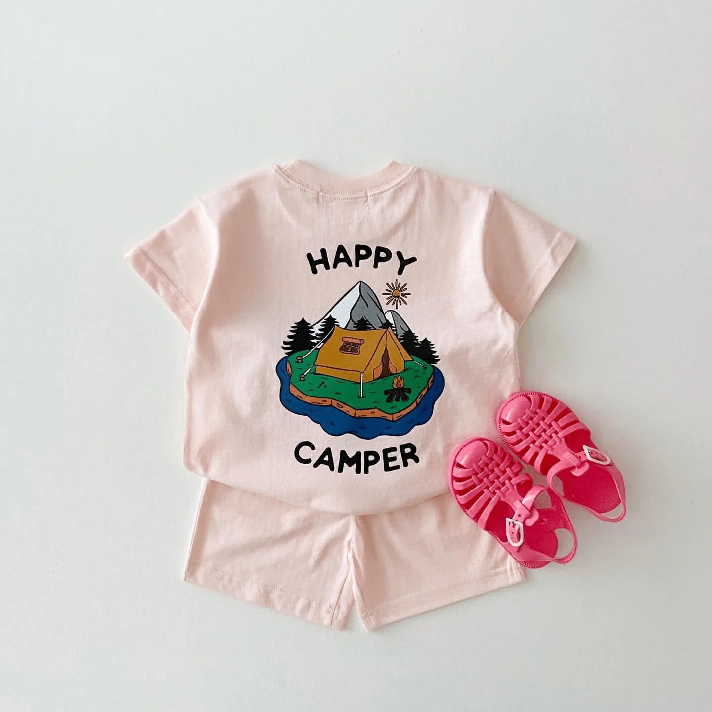 Happy Camper Shorts Set