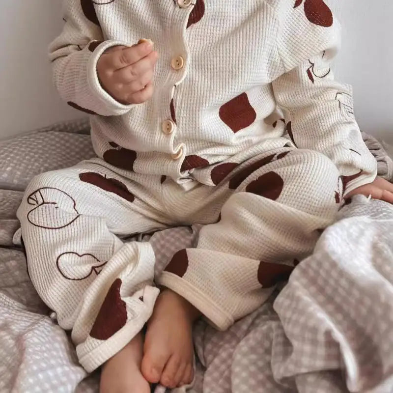 Waffle Cotton Pajama Set