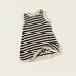 Girls' Sleeveless Striped Dress