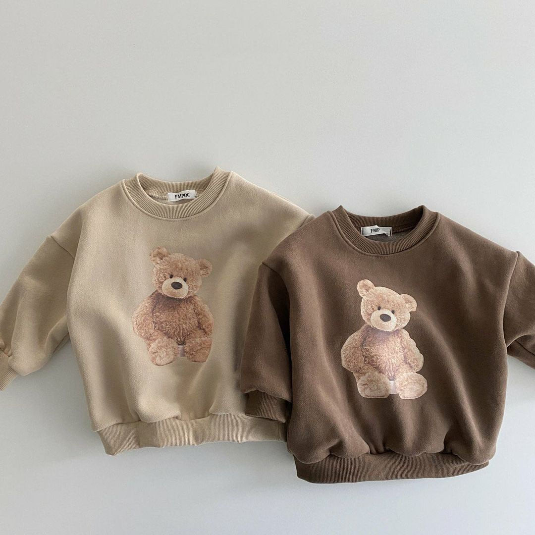 Teddy Bear Print Sweater