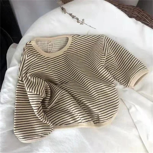 Long Sleeve Stripe Pullover