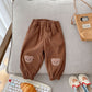 Teddy Bear Knee Patch Jogger Pants