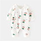 Newborn Printed Casual Jumpsuit