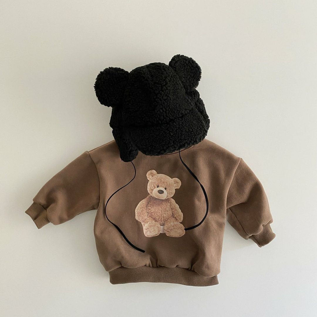 Teddy Bear Print Sweater