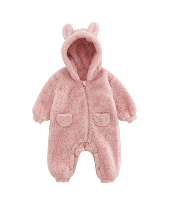 Fleece Teddy Bear Jumpsuit