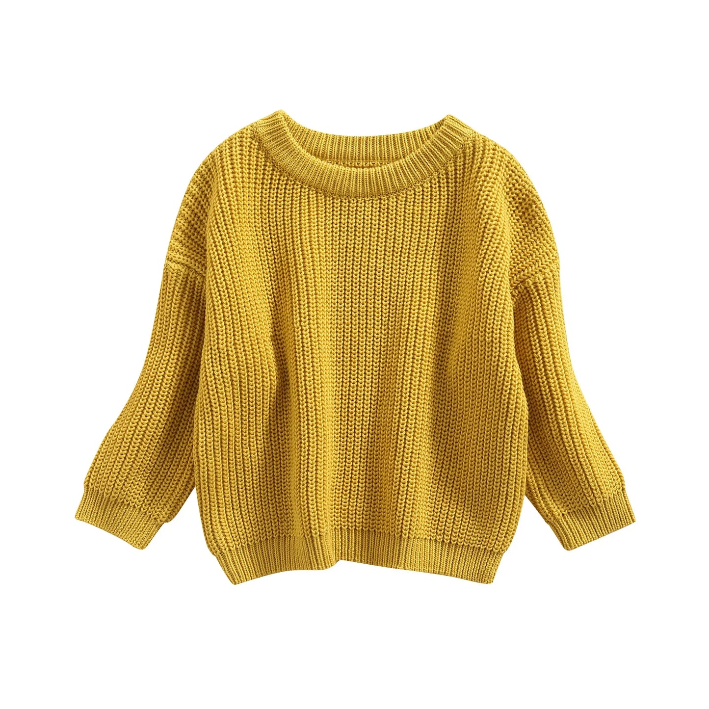 Oversized Knitted Round Neck Sweater