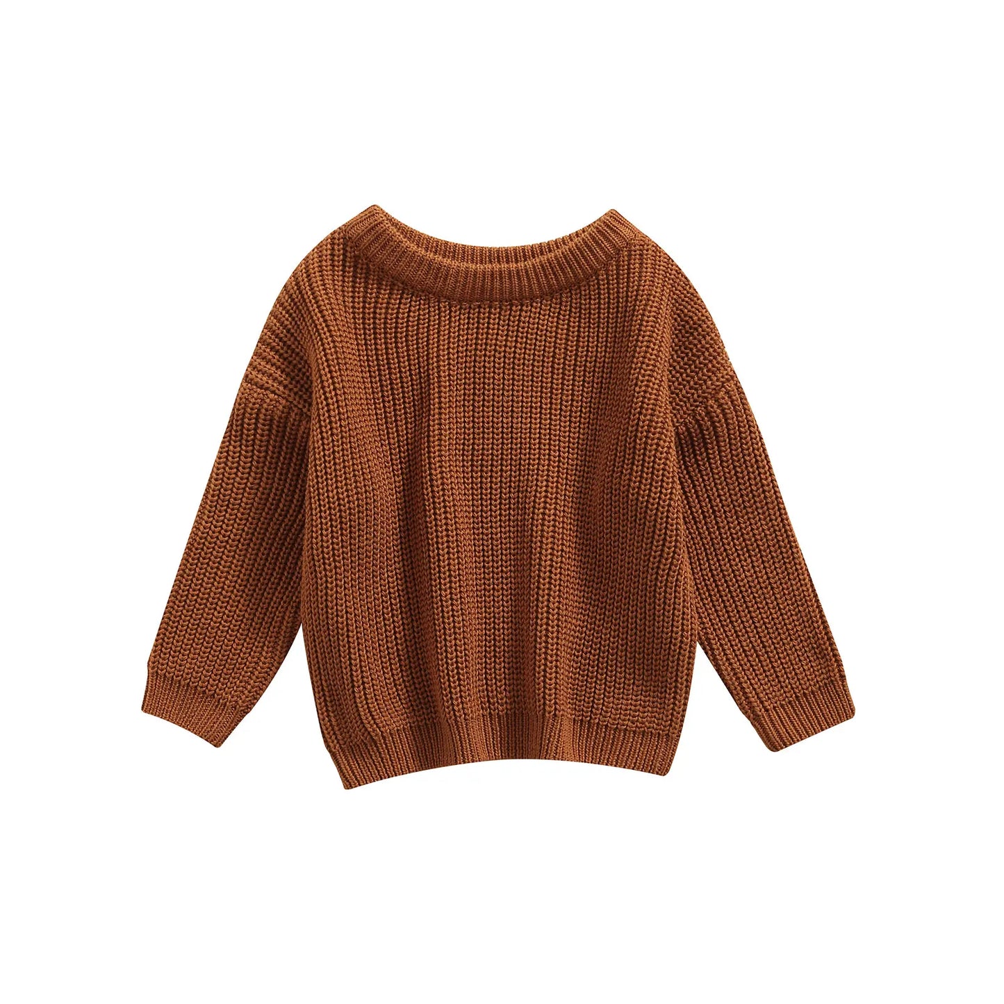 Oversized Knitted Round Neck Sweater