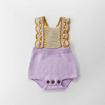 Crochet Top Knit Bodysuit