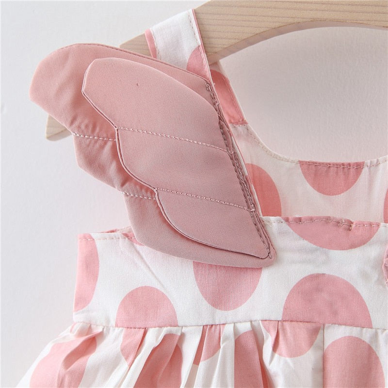 Party Princess Wing Dress With Hat