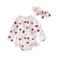 Baby Girl 2 Pcs Long Sleeve Cute Swimwear