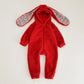 Bunny Rabbit Plush Romper Jumpsuit