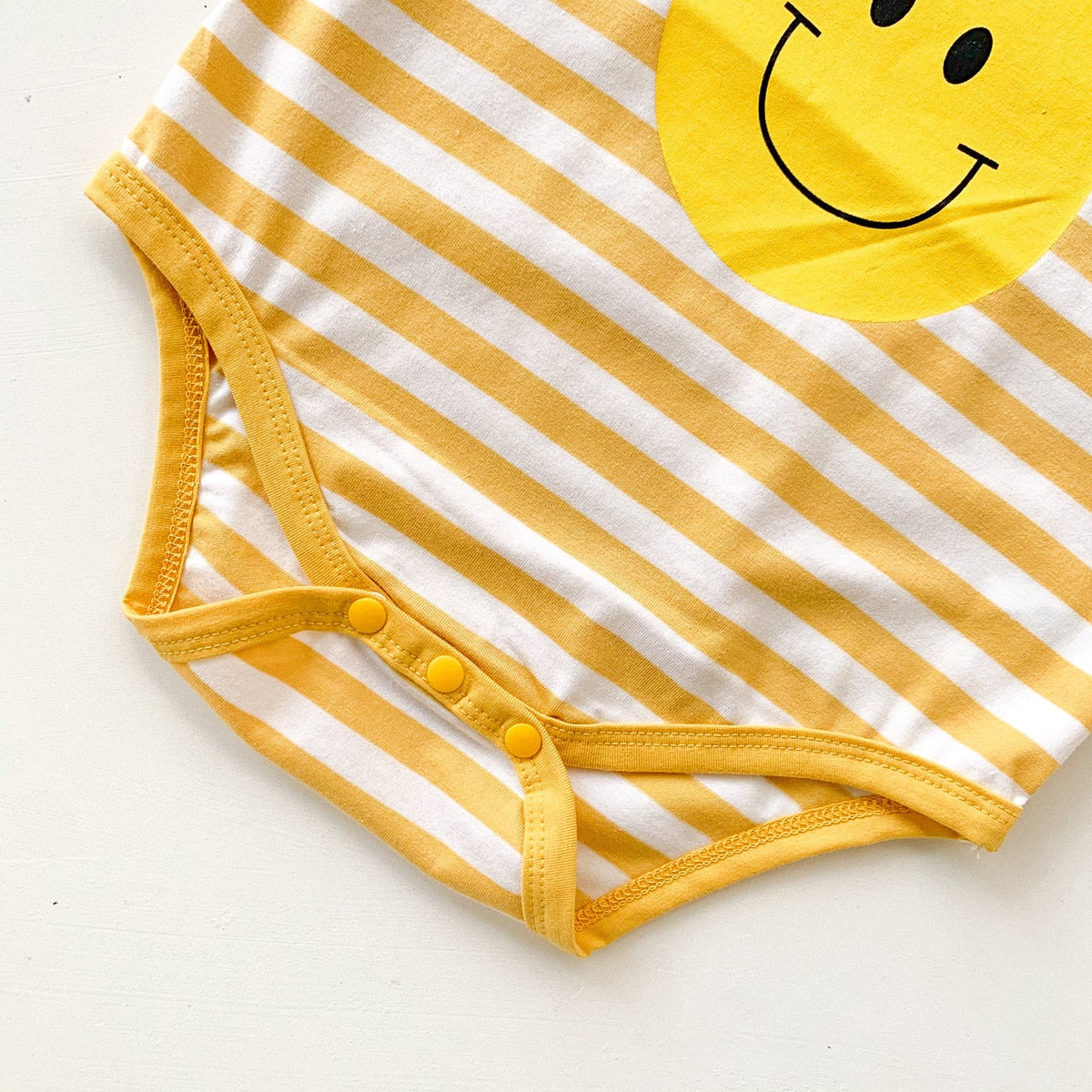 Yellow Mellow Smile bodysuit