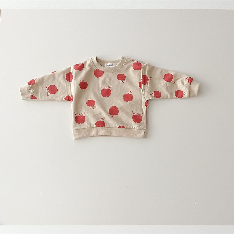 Garden Print Long Sleeve Sweater