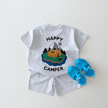 Happy Camper Shorts Set