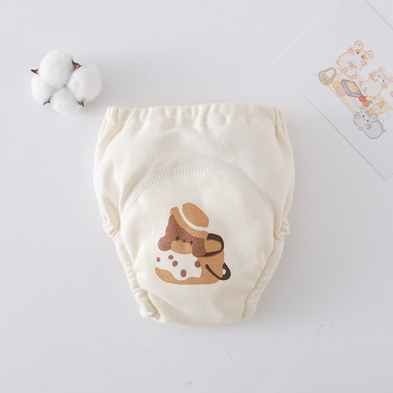 Cartoon Print Reusable Training Underwear