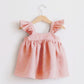 Girls Cotton Linen Dress