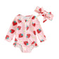 Baby Girl 2 Pcs Long Sleeve Cute Swimwear