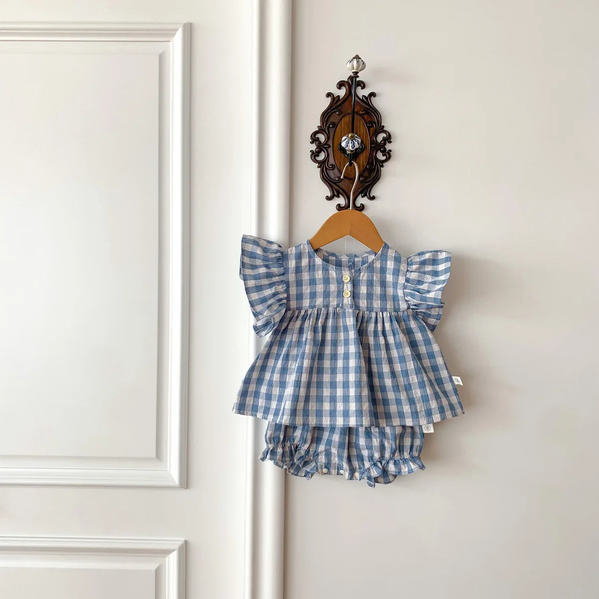 Ruffle Plaid Bloomer Set