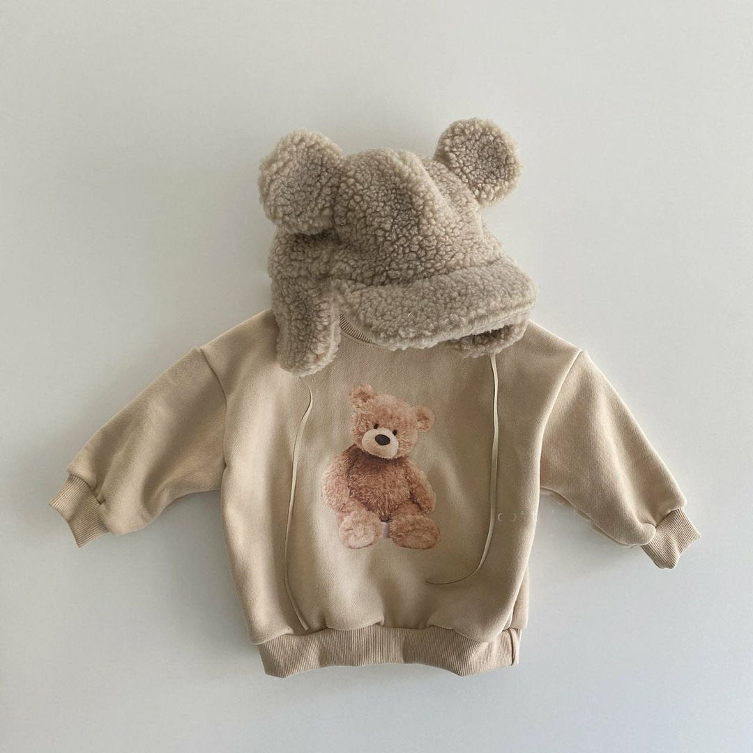 Teddy Bear Print Sweater