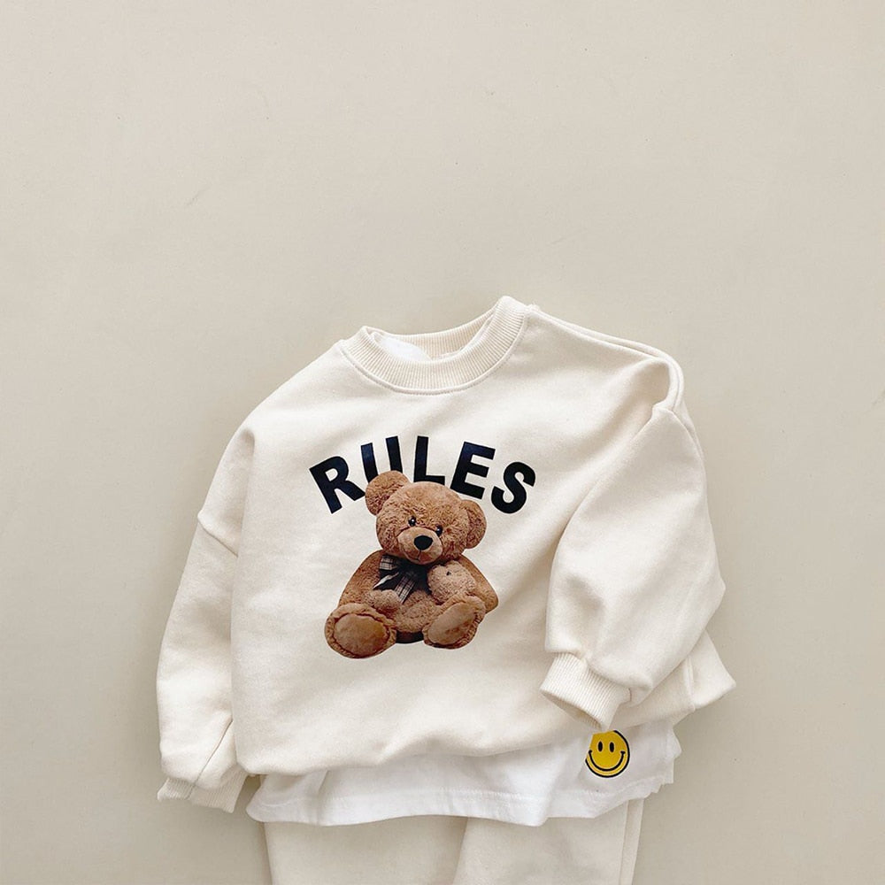 Cozy Teddy Bear Toddler Set