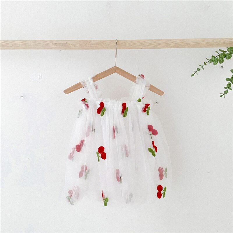 Girls Floral Lace Party Dress