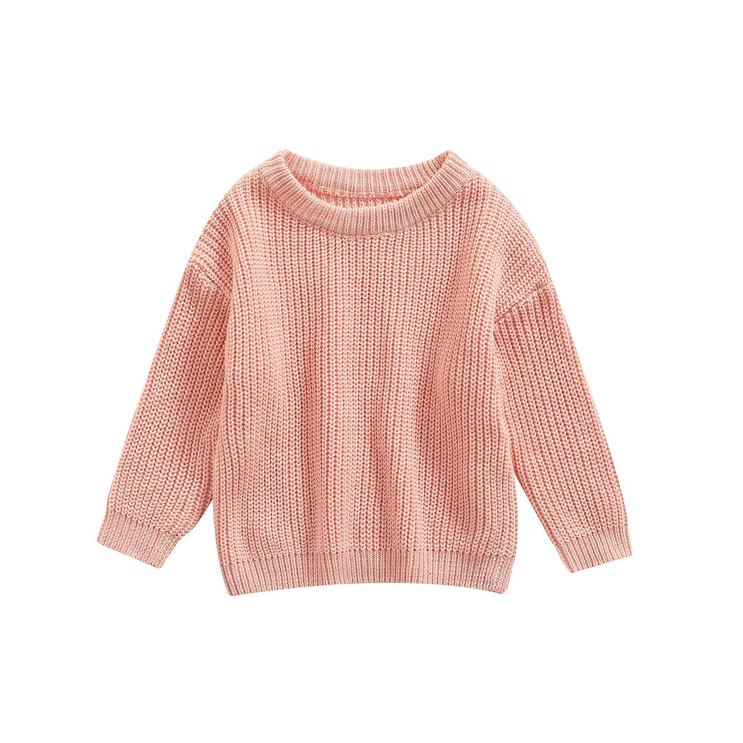 Oversized Knitted Round Neck Sweater