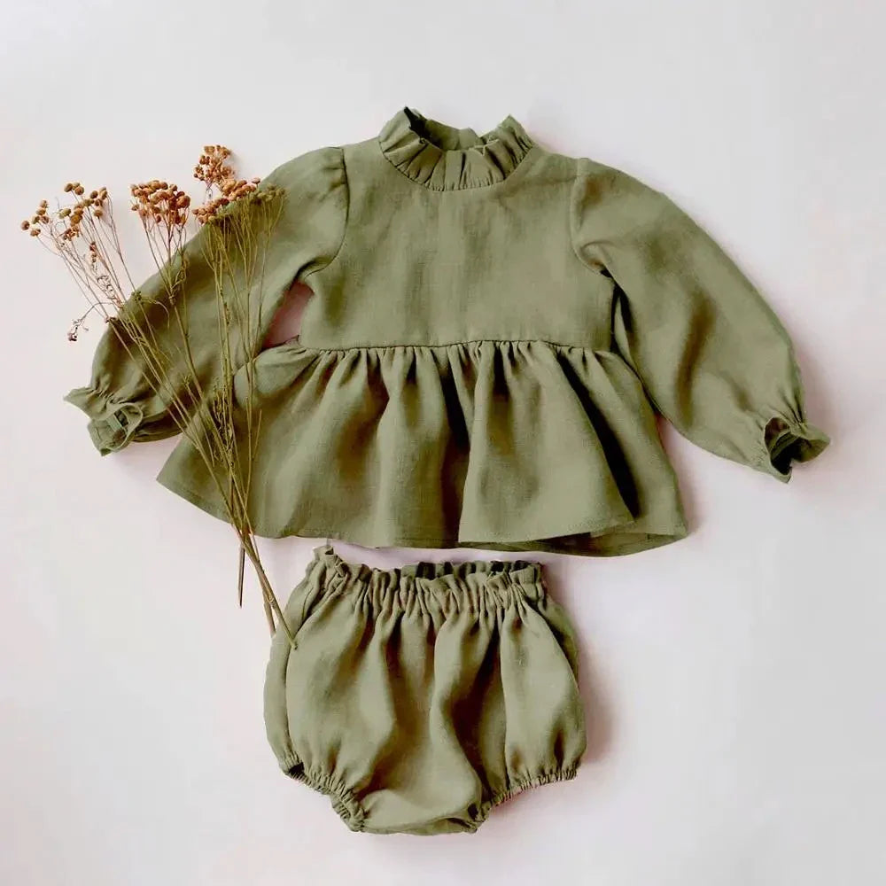 Long Sleeve Tunic Bloomer Set