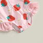 Baby Girl 2 Pcs Long Sleeve Cute Swimwear