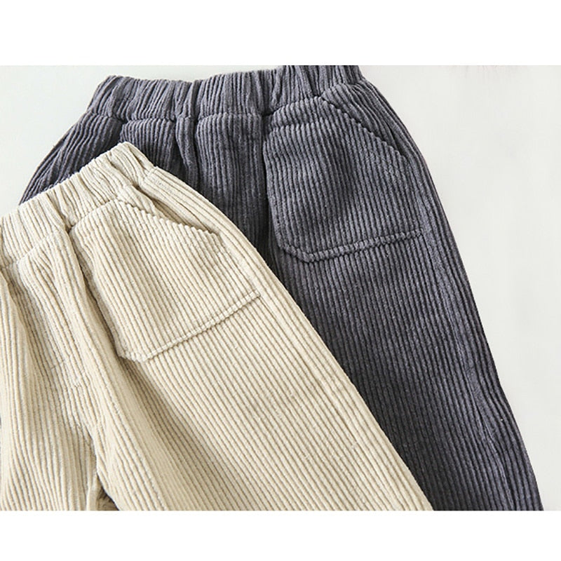 Retro Corduroy Harem Trousers Pants