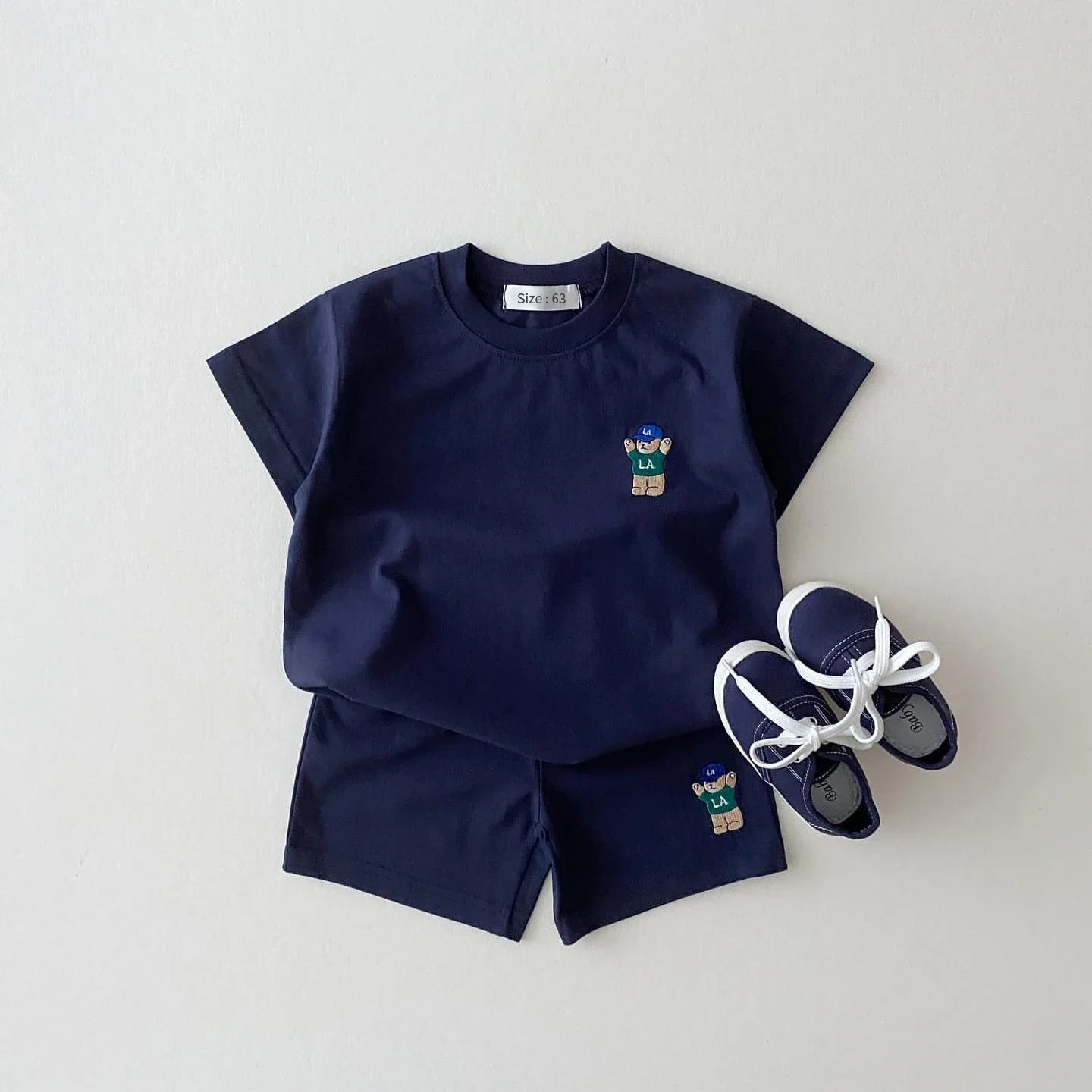 L.A Bear T-Shirt Shorts Set