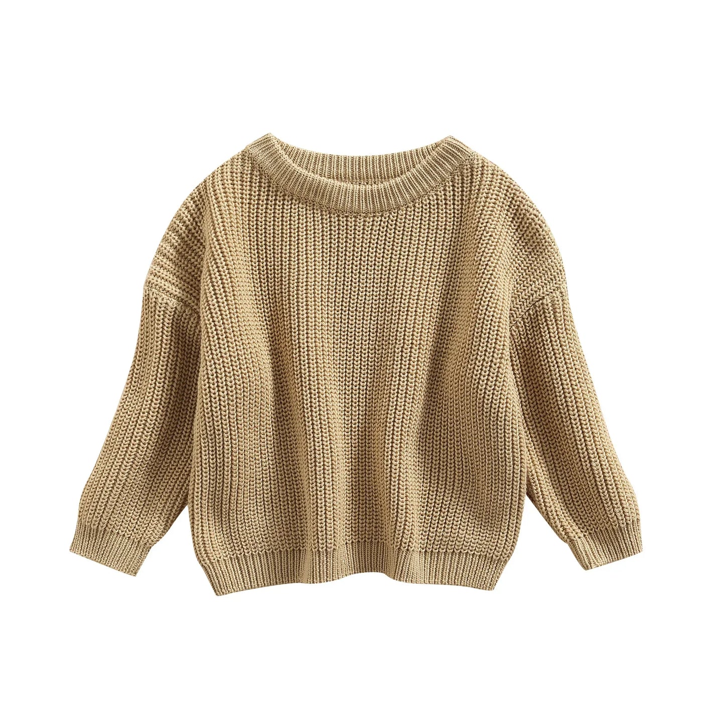 Oversized Knitted Round Neck Sweater