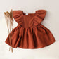 Summer Linen Cotton Girl Dress