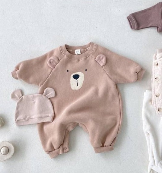 Cute Bear Face Jumpsuit