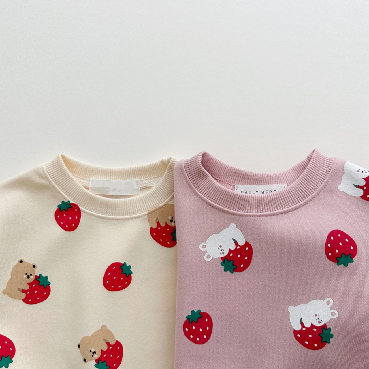 Strawberry Pullover Toddler Jogger Set