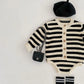 Stripe Knitted Matching Set