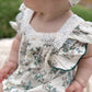 Vintage Paisley Romper With Headband