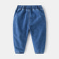 Kids Solid Denim Pants