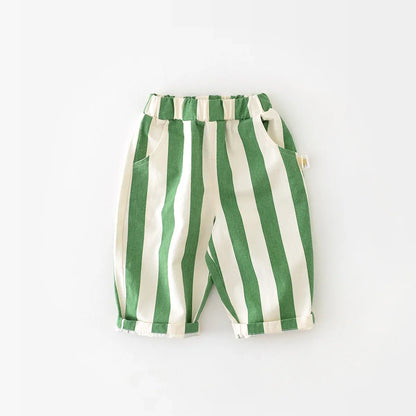 Candy Cane High Waist Stripe Pants