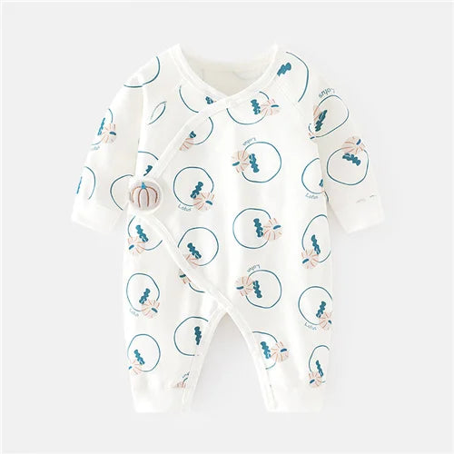 Newborn Printed Casual Jumpsuit