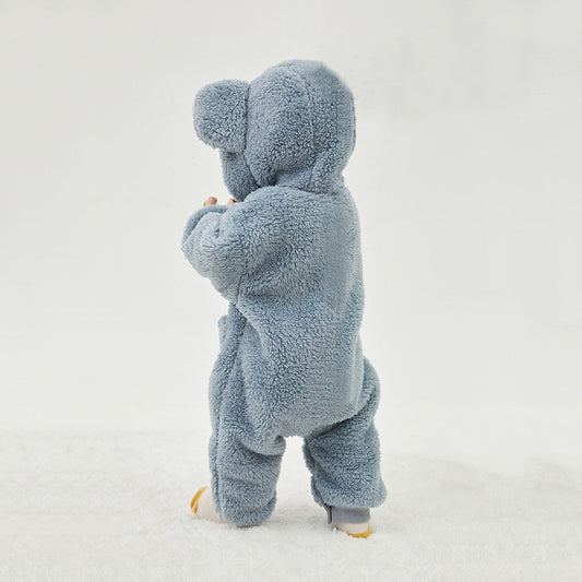 Fleece Teddy Bear Jumpsuit