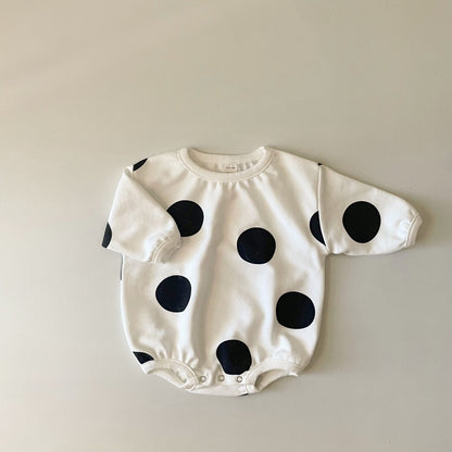 Long Sleeve Polka Dot Bodysuit