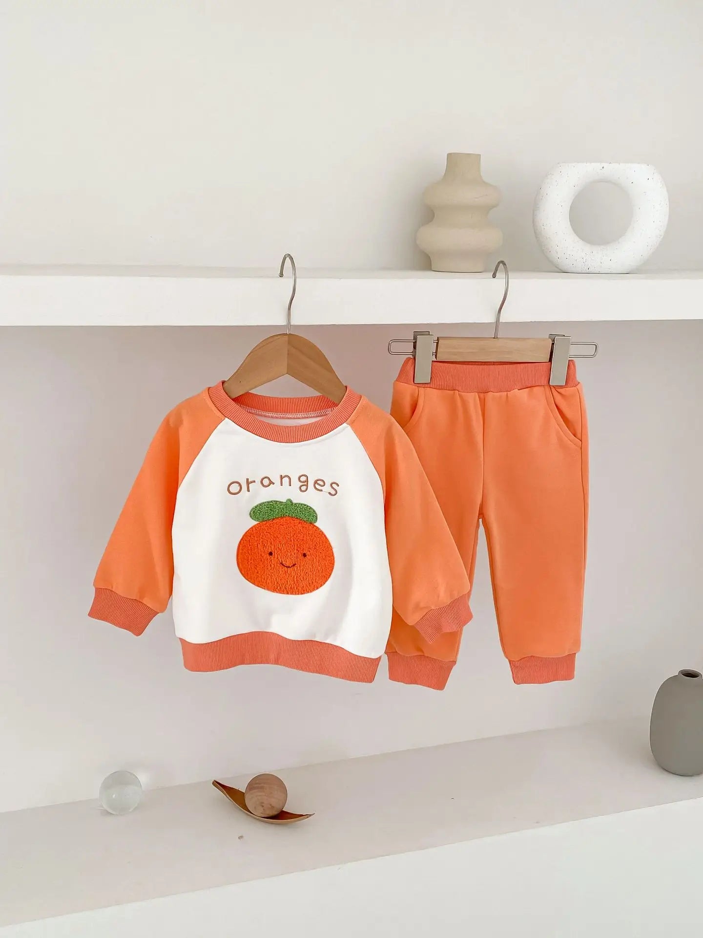 Contrast Fruit Jogger Set