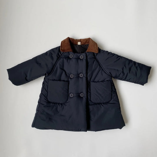 Corduroy Collar Parka Jacket