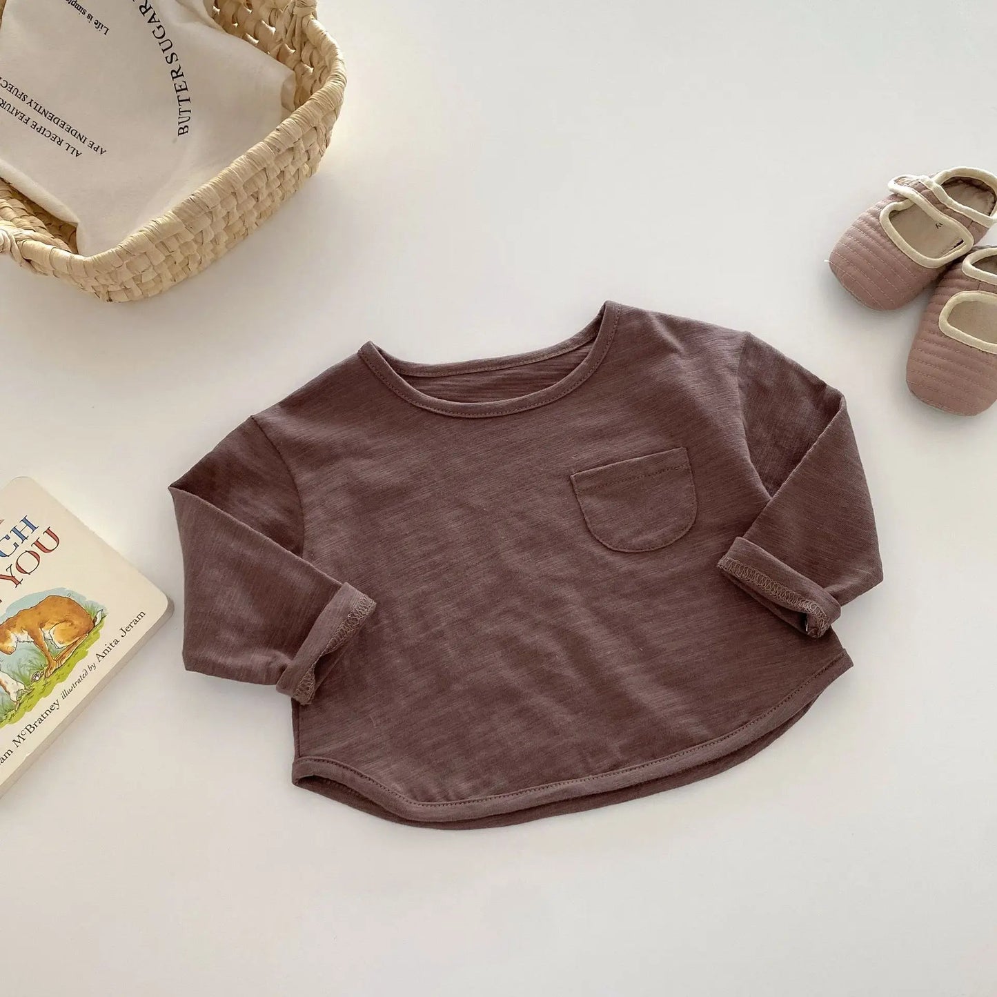 Long Sleeve Bamboo Cotton T-shirt