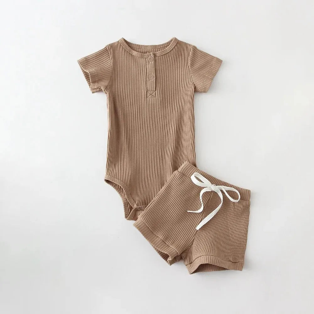 Short Sleeve Bodysuit Set