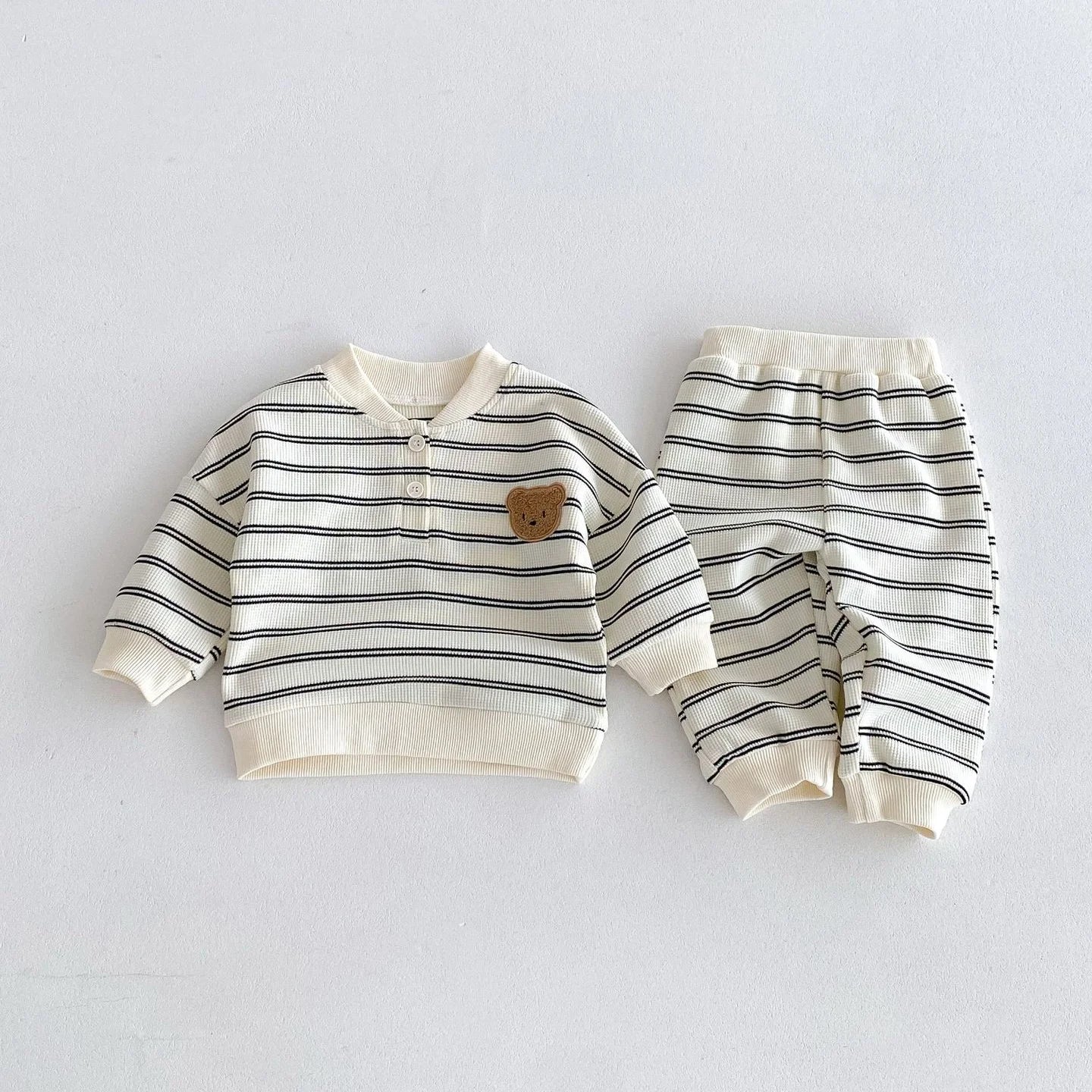 Striped Teddy Bear Lounge Set