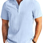 Casual Textured Henley T-Shirt (US Only)