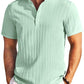 Casual Textured Henley T-Shirt (US Only)