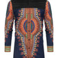 Casual Ethnic Graphic Long Shirt (US Only)