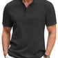 Casual Textured Henley T-Shirt (US Only)